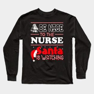 The Nurse Santa Nurses Day Long Sleeve T-Shirt